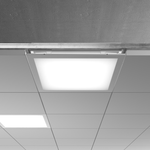 Светильник LED Geniled Office Rockfon Comfort 600x600x70 45Вт 5000К 90Ra (равномерная засветка) Матовое закаленное стекло