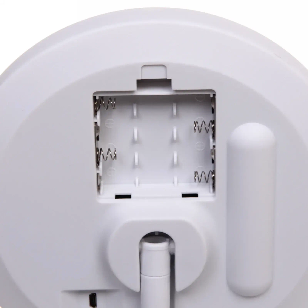 Зеркало настольное с подсветкой на подставке «SVET», цвет белый, USB, 29*5*17см