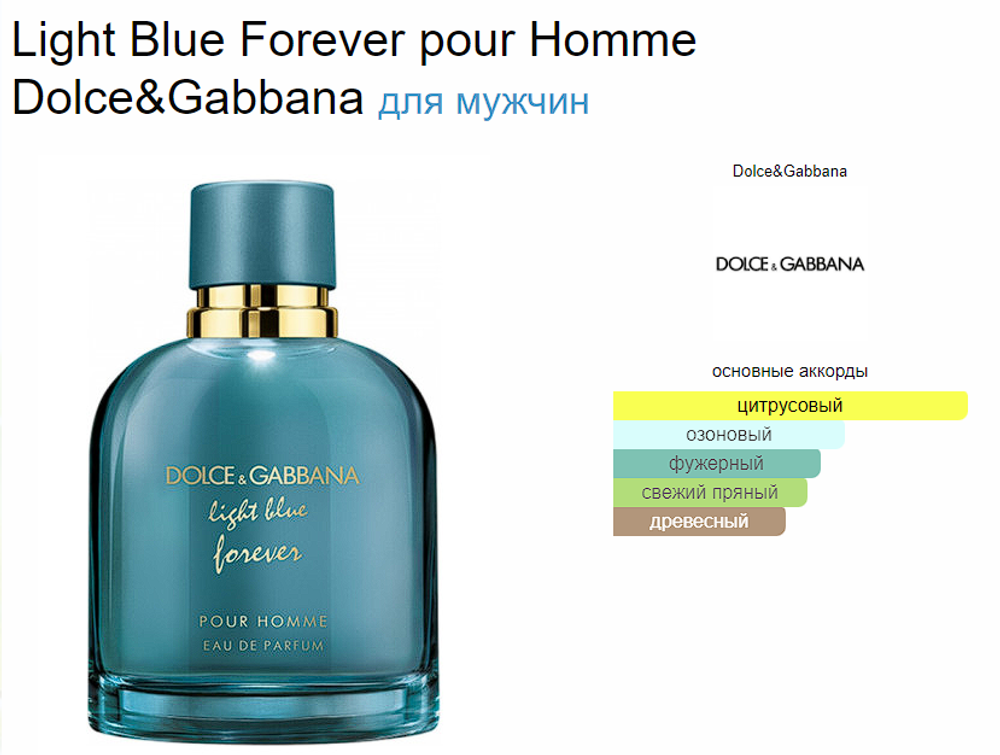 Dolce&Gabbana Light Blue Forever Pour Homme