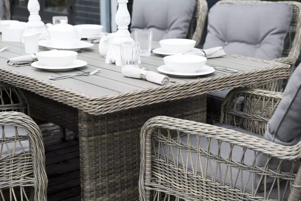 "Цесена" плетеный стол из искусственного ротанга