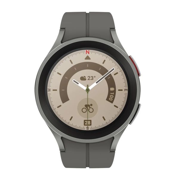 Умные часы Samsung Galaxy Watch 5 Pro LTE (45 mm) Gray Titanium (Серый титан)