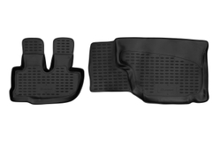 Коврики Standard, в салон HYUNDAI HD72 2007- , 2 шт. (полиуретан, чёрные) Element.NLC.20.20.210