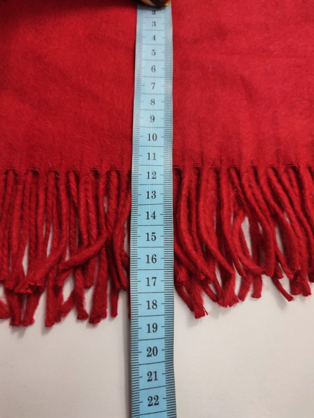 Шарф-снуд с бахромой