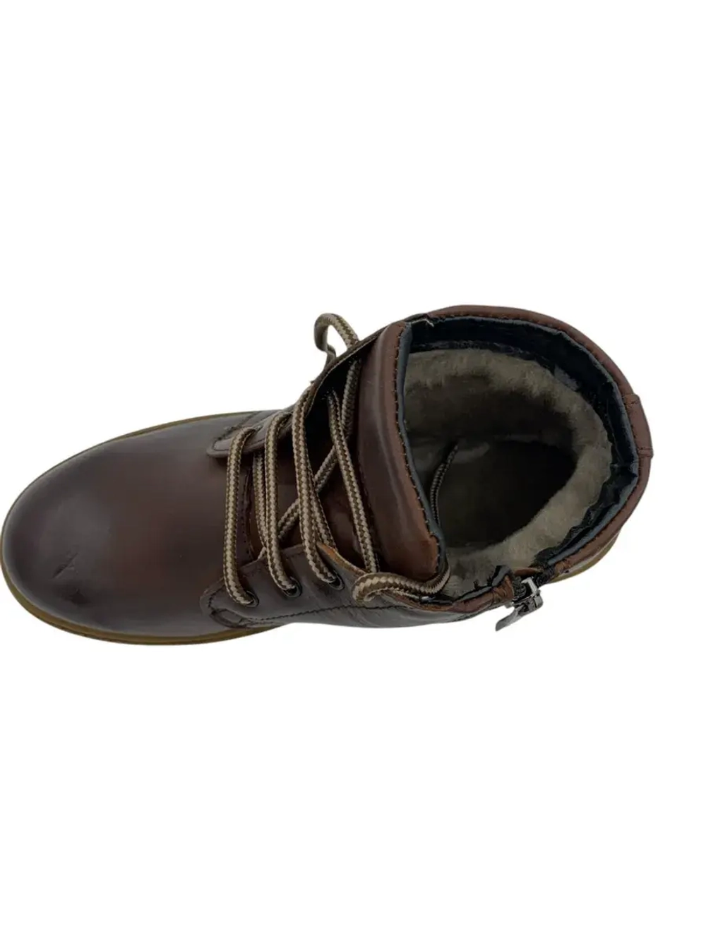 Ботинки из натуральной кожи и меха