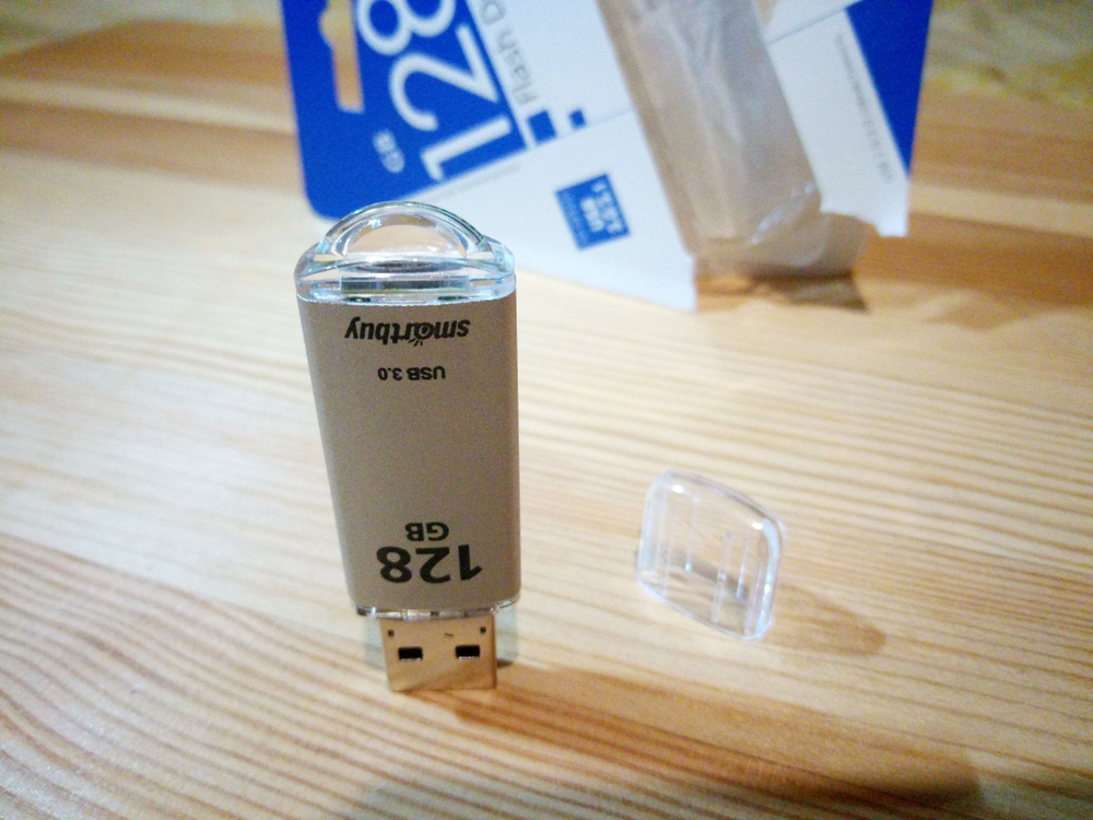 128GB USB Smartbuy V-Cut silver