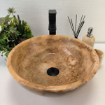 Каменная раковина из оникса Bowl Yellow Small TinLip BO-02892 (40*40*15) 140
