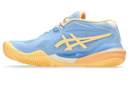 Женские кроссовки для Падел Asics Gel-Resolution X Padel - stone wash/orange glow