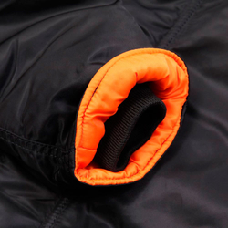 Куртка Аляска Alpha Slim Fit N-3B (черная - black/orange)