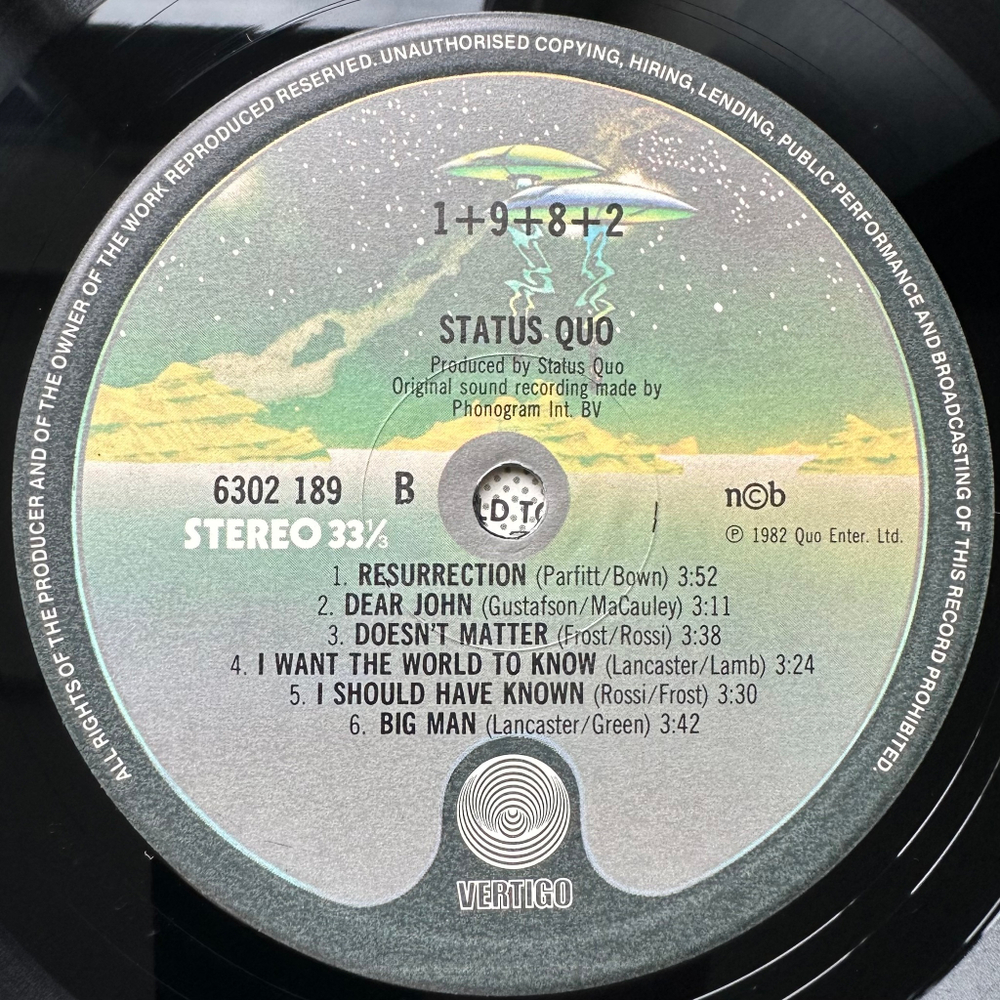 Status Quo - 1+9+8+2 = XX (Скандинавия 1982г.)