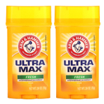 Arm & Hammer, UltraMax, твердый дезодорант-антиперспирант, свежий, 2 упаковки по 73 г (2,6 унции)