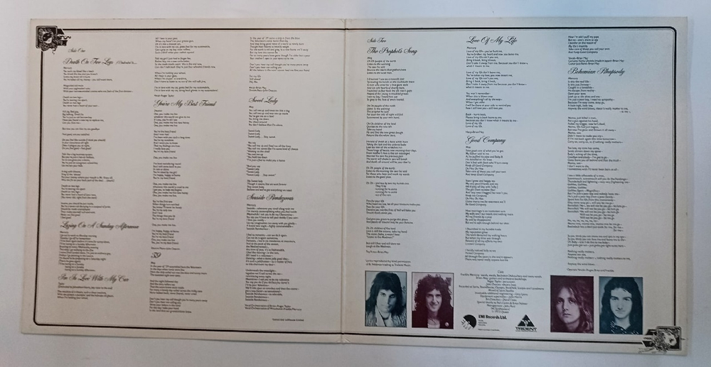 Queen A Night At The Opera (UK 1975)