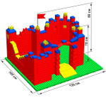 Конструктор Leco Замки GigaBloks 5"