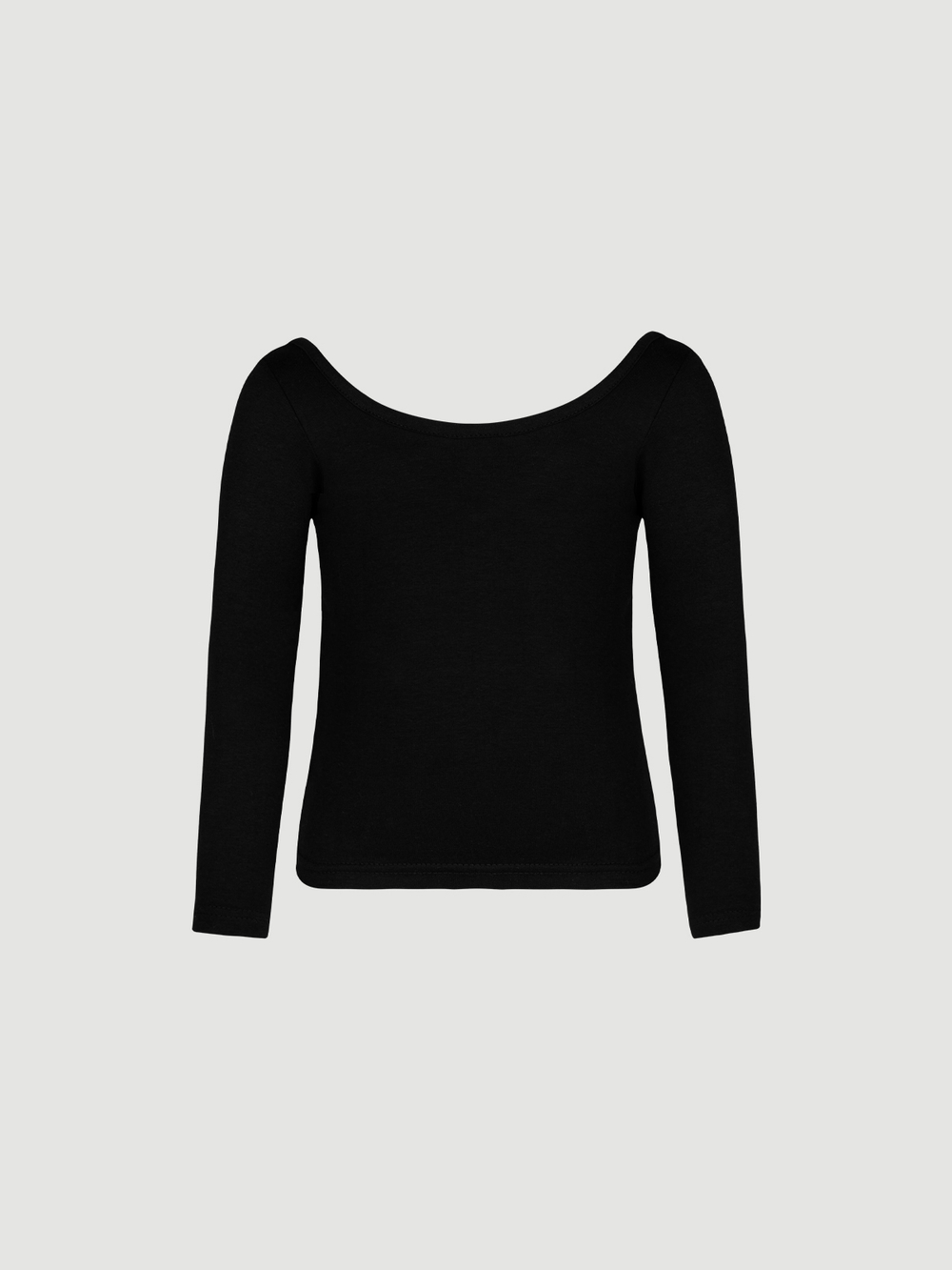 Лонгслив для девочек Mjölk Black