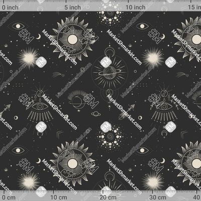 Солнце и луна. Фазы луны и астрология by ChikovnayaStore 411 DPI