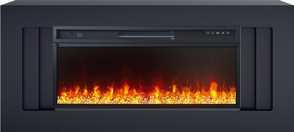 Каминокомплект Line 42 SFT (Разборный) - Серый графит с очагом Vision 42 LED