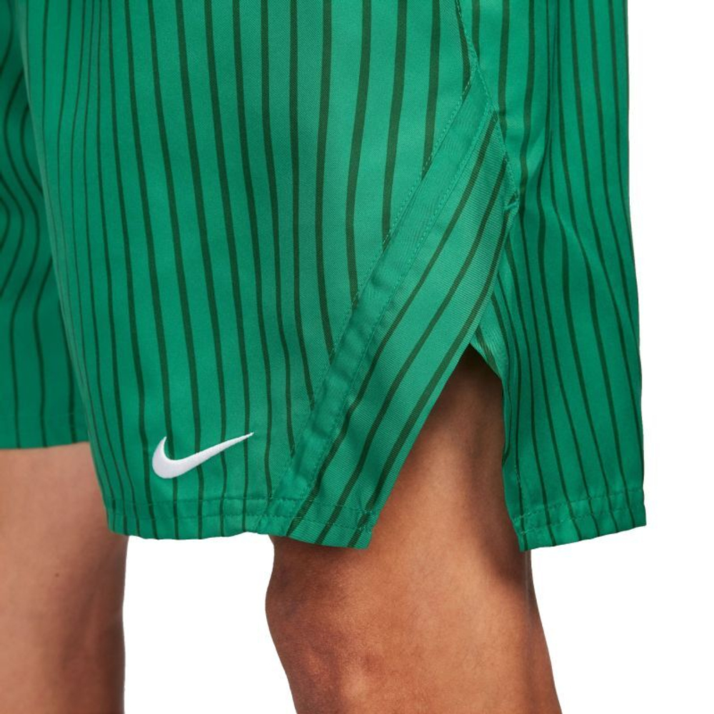 Теннисные шорты Nike Court Dri-Fit Victory 9" Print Short - malachite/malachite/white