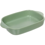 Форма керамическая для запекания «Акварель» 22,5*13,7*4,5см, нежно-зеленая