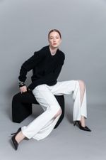 БРЮКИ «DRAMA QUEEN» МОЛОЧНЫЙ