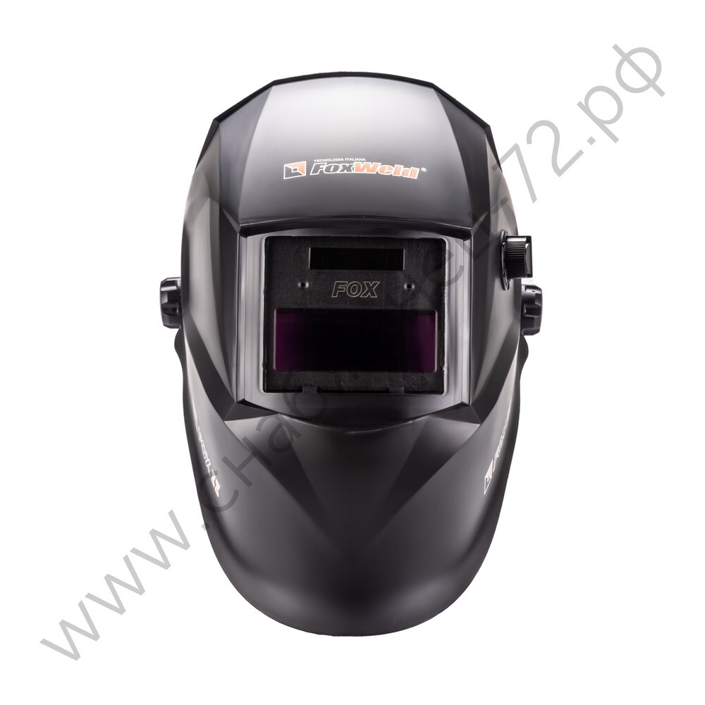 Маска сварщика FOX 2 черная (ф-р АСФ 4/9-13 с внеш. рег.) без коробки