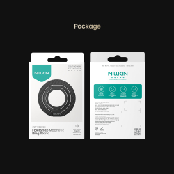 Магнитная подставка-держатель покрытый черным арамидным волокном (карбон), серия FiberSnap Ring Kevlar от Nillkin