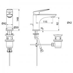 Смесители Migliore Laguna 26077 для раковины