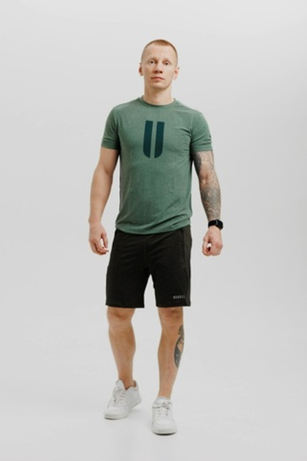 Футболка NOBULL болотная лого