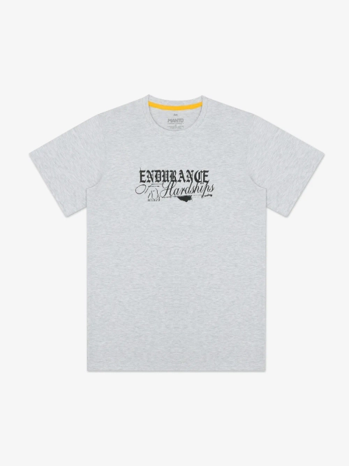 Футболка MANTO RESOLVE серая