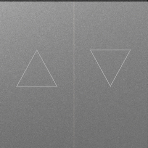 Клавиша 2-я со стрелками для жалюзи, сталь, серия A07