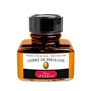 Чернила во флаконе Herbin 30 мл Ambre de Birmanie желто-коричневые (13041T)