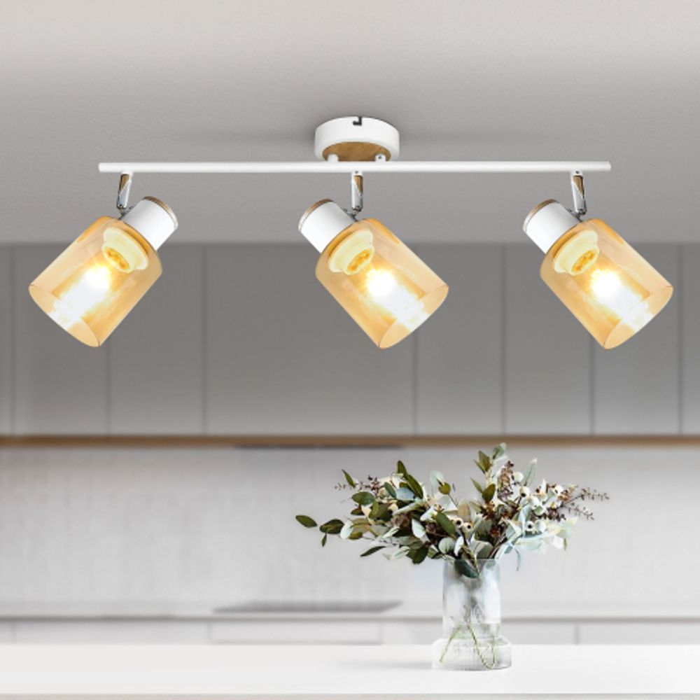 Светильник настенно-потолочный спот Rivoli Jamilly 7057-703 3 х Е27 40 Вт поворотный | Rivoli