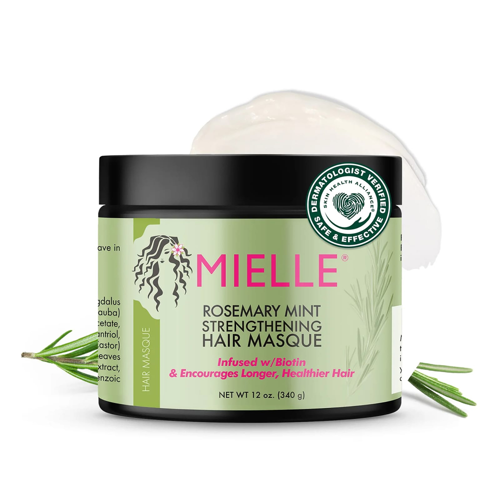 Mielle, укрепляющая маска для волос, розмарин и мята, 340 г (12 унций)