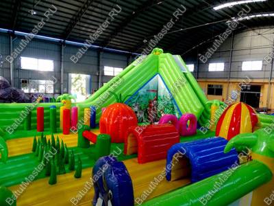 Надувной коммерческий батут "Джунгли"