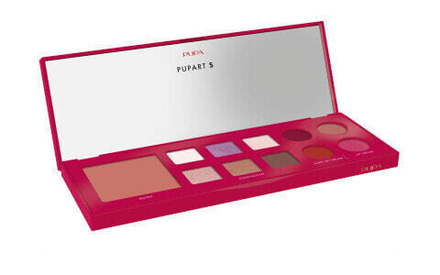 Pupart Small Red Face Palette (Palette) 11.4 g