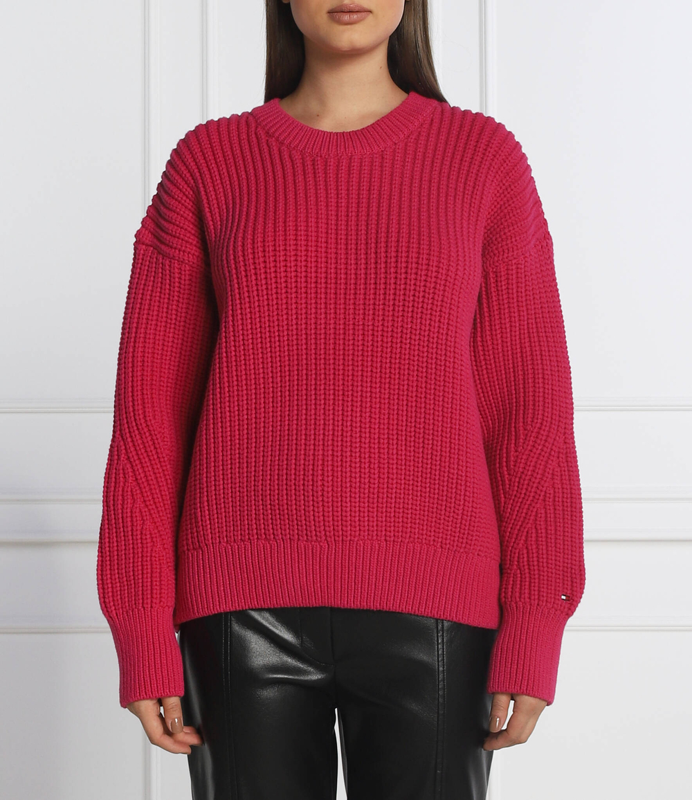 свитер Tommy Hilfiger - розовый(WW0WW35883)