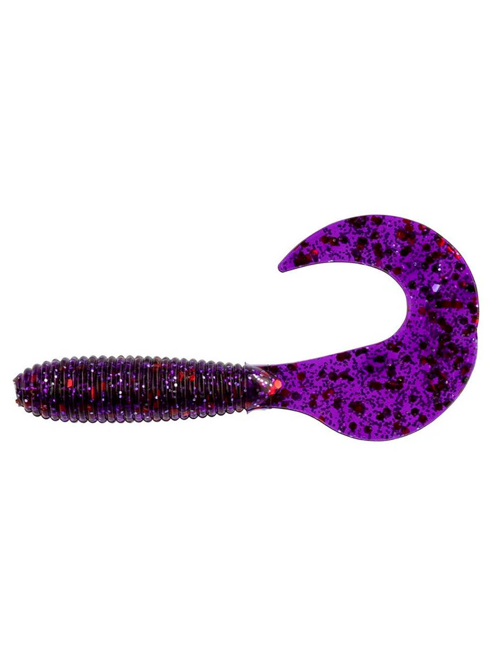 Твистер несъедобный Helios Credo 3,35"/8,5 см White & Green 100шт. (HS-11-016-N)