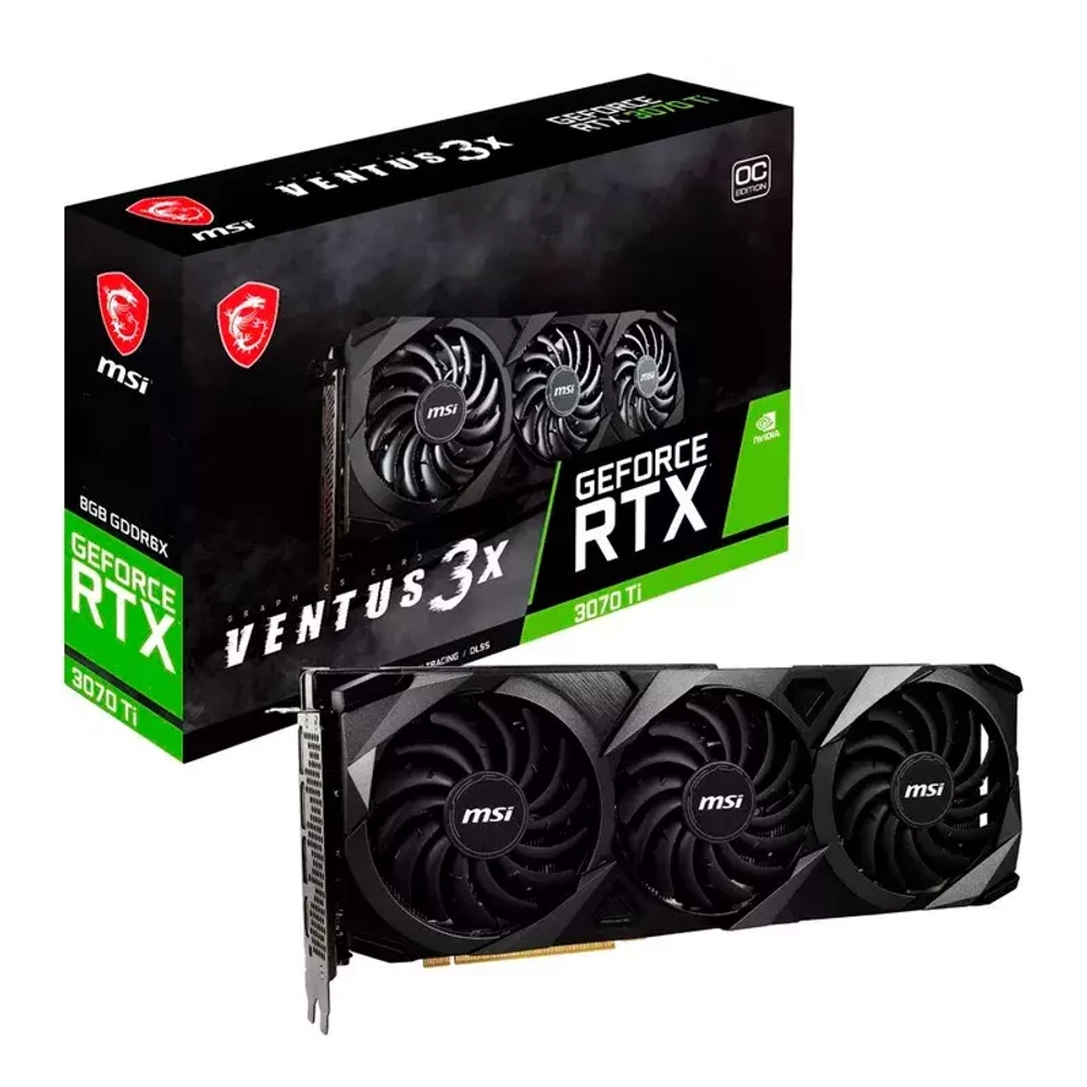 Видеокарта MSI RTX 3070 Ti VENTUS 3X 8G