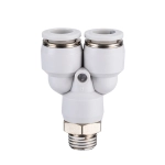 QSY-G3/8-12 Тройник цанговый с резьбой Y образный