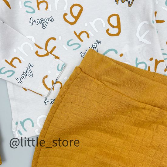 Комплект из капитония "Олененок" горчица