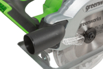 Пила циркулярная аккумуляторная 24V Greenworks G24CS б/щ 185мм без АКБ и ЗУ