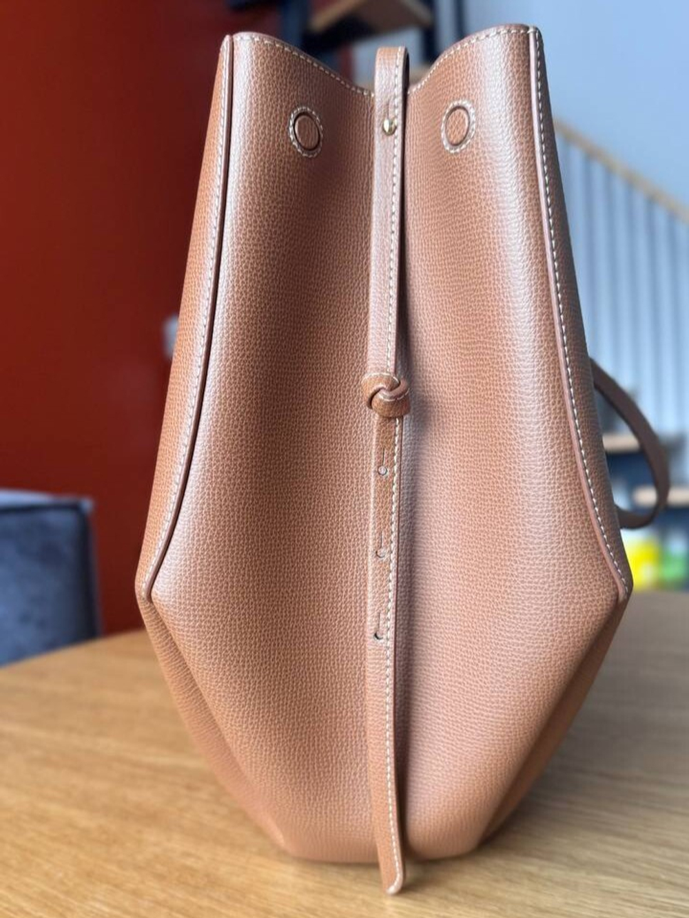Сумка Polene Cyne Maxi Camel