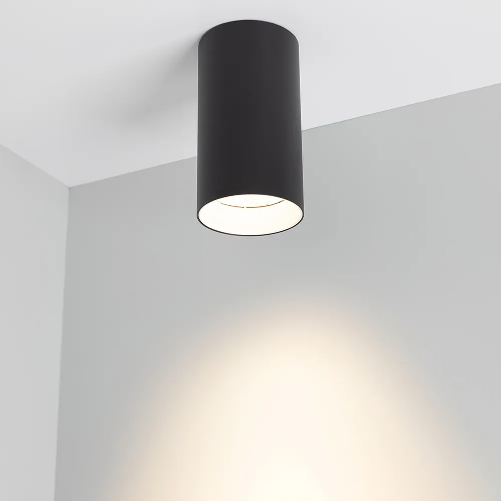 Светильник накладной SP-POLO-R85-1-15W Warm White 40deg (Black, White Ring) (Arlight, IP20 Металл, 3 года) 022955