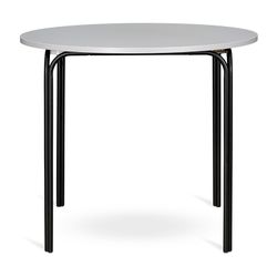 Стол обеденный Ror, Ø90 см, черный/серый