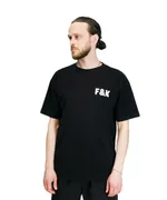 Футболка Hardlunch оверсайз F&K черная