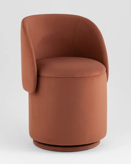 Пуф-трансформер Таунсвилл вращающийся с ящиком велюр терра