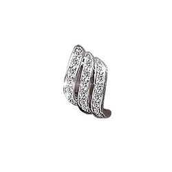Серьги из медицинской стали Metropolitan Curl Biojoux BJT222