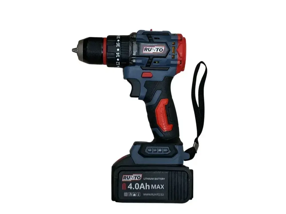 Дрель-шуруповерт, 21 В, 55 Нм, 2 АКБ