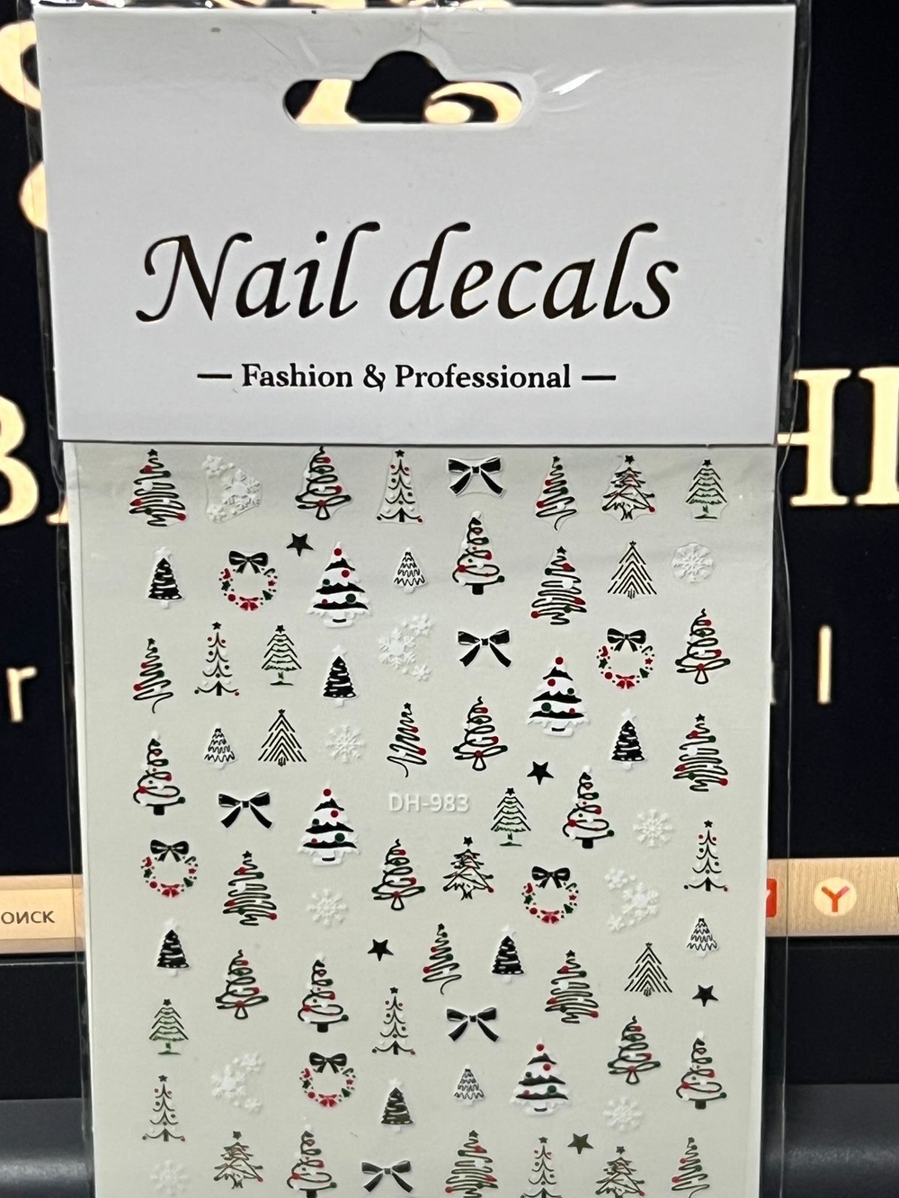 Наклейки новогодние