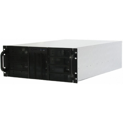 Procase RE411-D11H0-A-45 Корпус 4U server case,11x5.25+0HDD,черный,без блока питания,глубина 450мм,MB ATX 12"x9,6" [ RE411-D11H0-A-45]