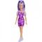 Модная кукла Barbie с длинными фиолетовыми волосами