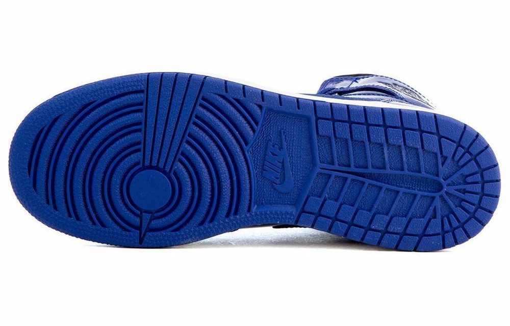 Кроссовки Jordan Air Jordan 1 Retro High Bg Deep Royal (Женская размерная сетка)